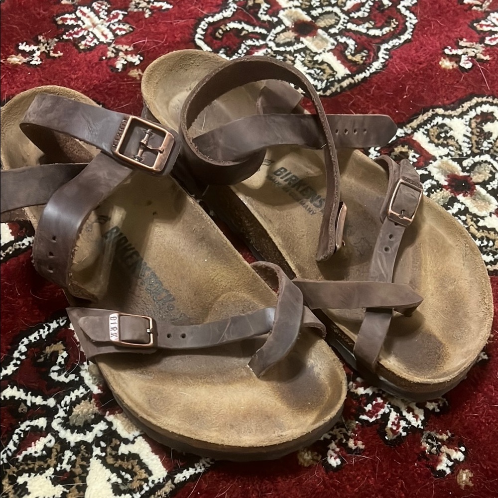 Brown Leather Sandals